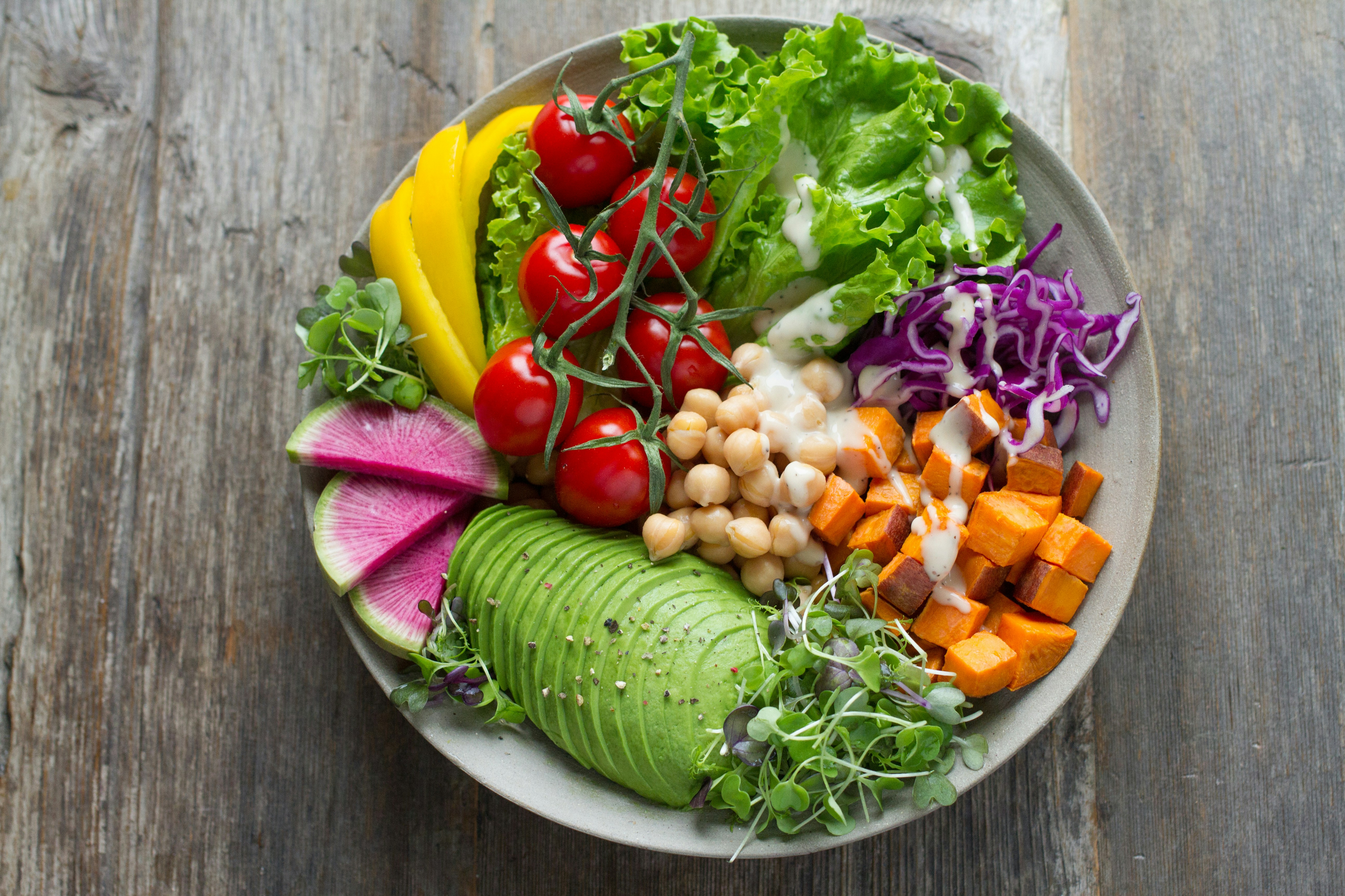 Fresh vegetables for healthy nutrition